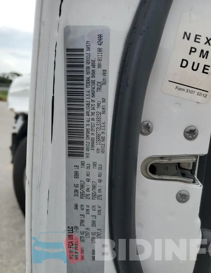 1C6RR6TT2LS103152 Photo# 13