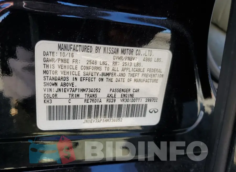 JN1EV7AP1HM734052 Photo# 13
