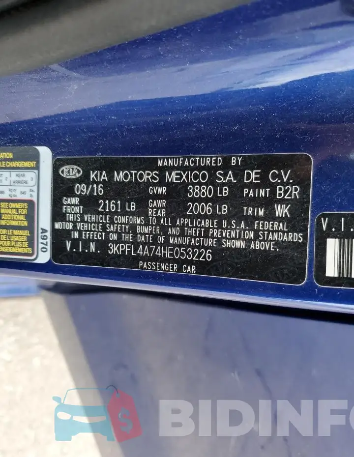 3KPFL4A74HE053226 Photo# 12
