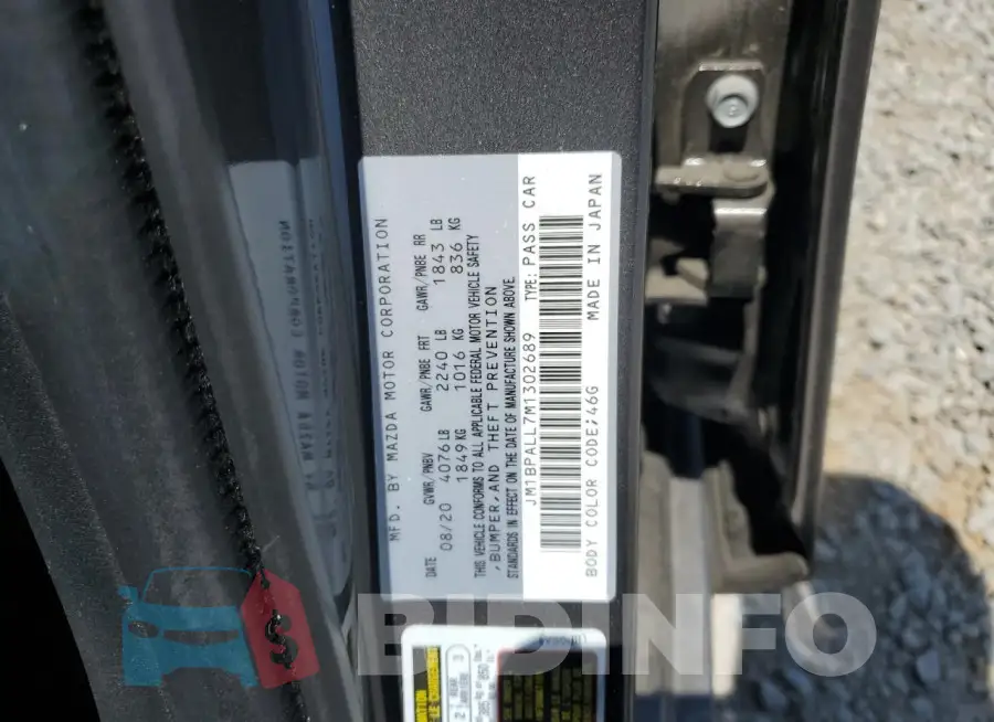 JM1BPALL7M1302689 Photo# 12