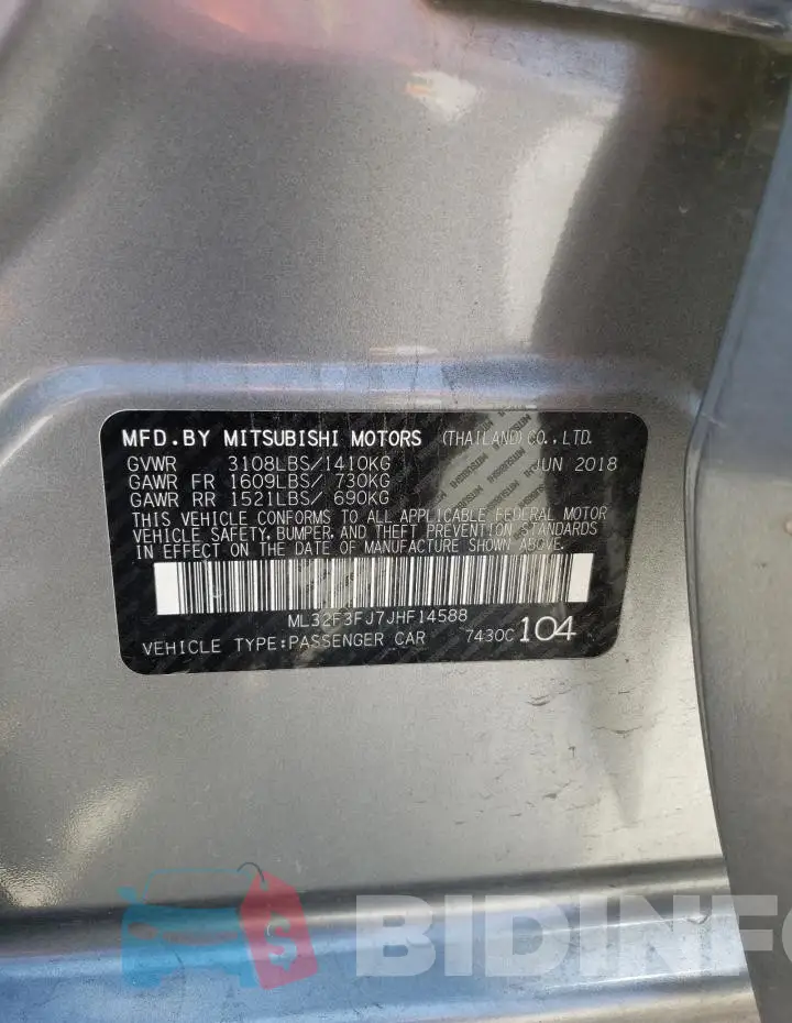 ML32F3FJ7JHF14588 Photo# 12