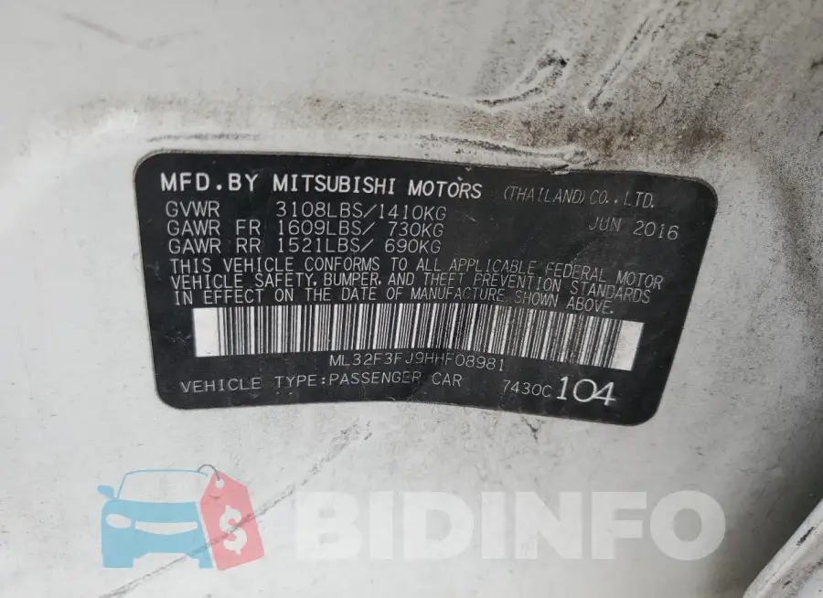 ML32F3FJ9HHF08981 Photo# 12