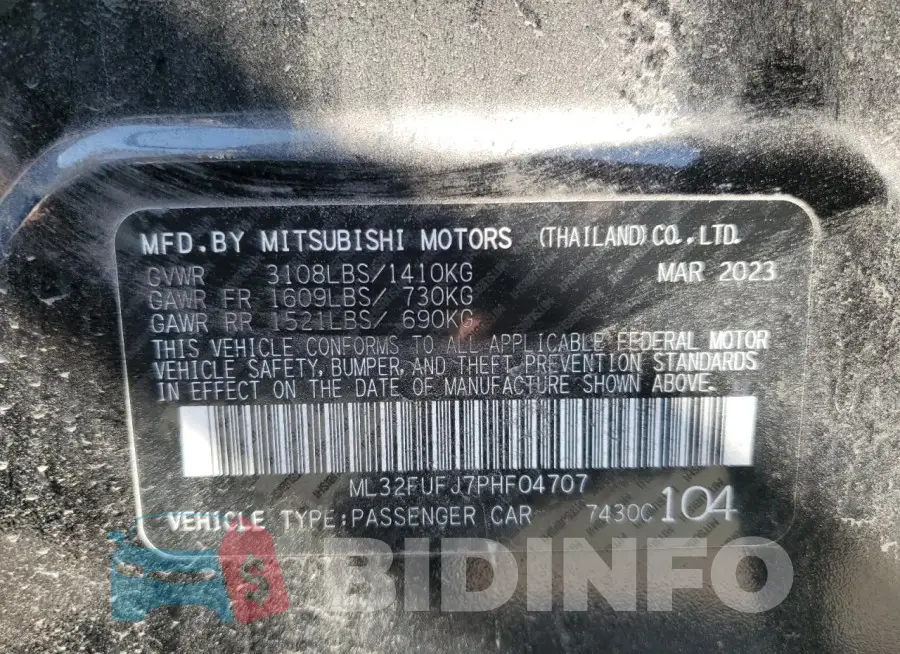 ML32FUFJ7PHF04707 Photo# 12