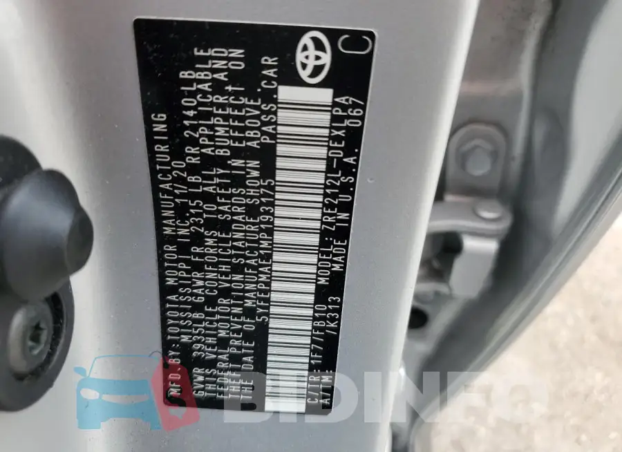 5YFEPMAE1MP193175 Photo# 13
