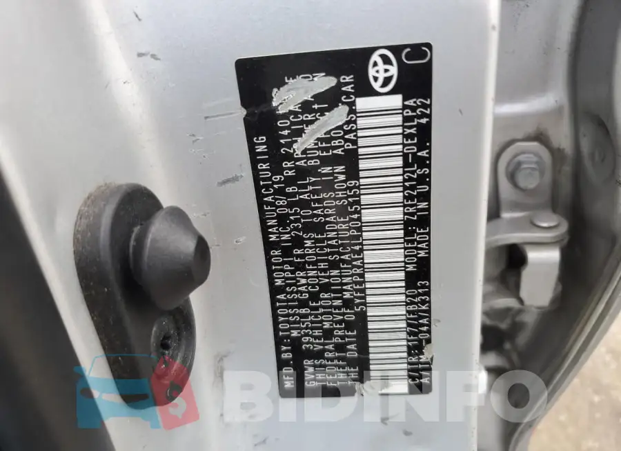 5YFEPRAE4LP045159 Photo# 12