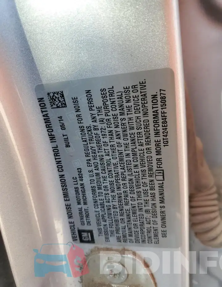 1GT424E84FF150877 Photo# 12