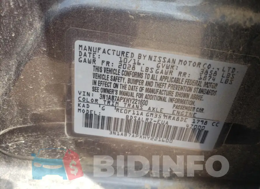 3N1AB7APXHY221600 Photo# 12