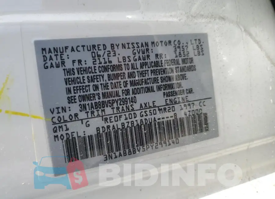 3N1AB8BV5PY299140 Photo# 12