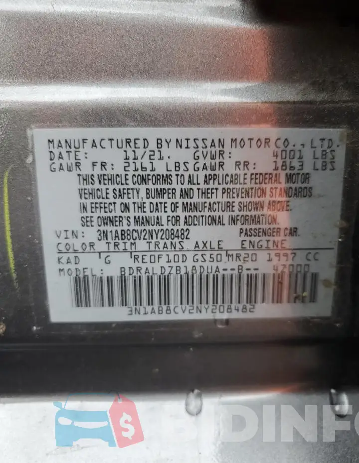 3N1AB8CV2NY208482 Photo# 12