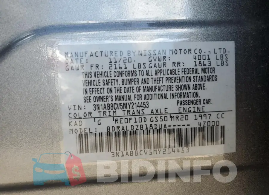 3N1AB8CV5MY214453 Photo# 12