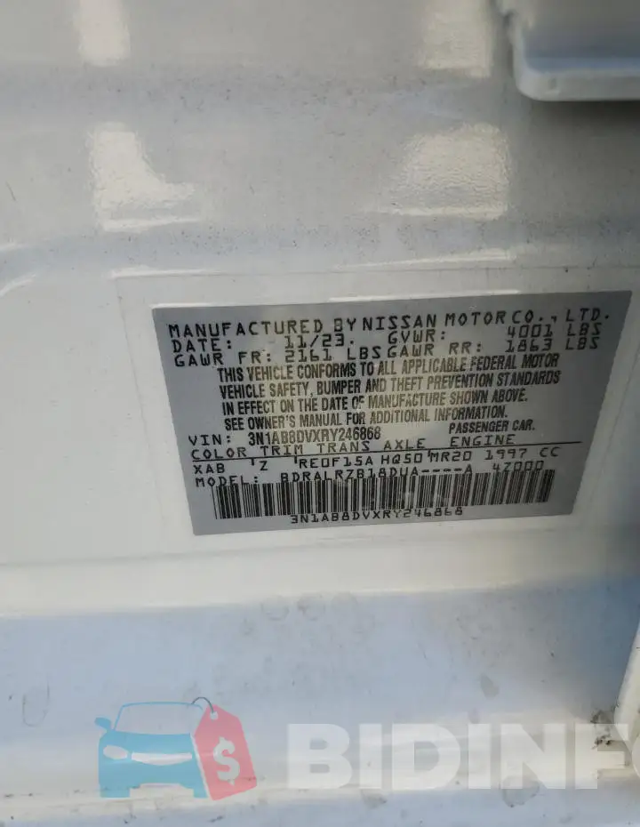 3N1AB8DVXRY246868 Photo# 12