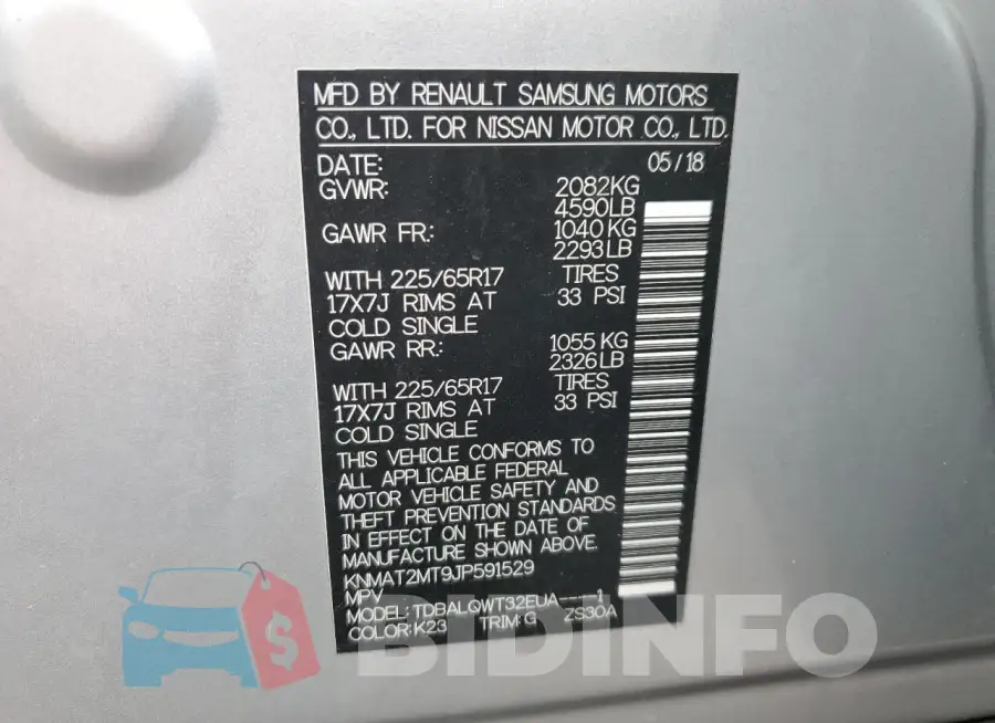 KNMAT2MT9JP591529 Photo# 13