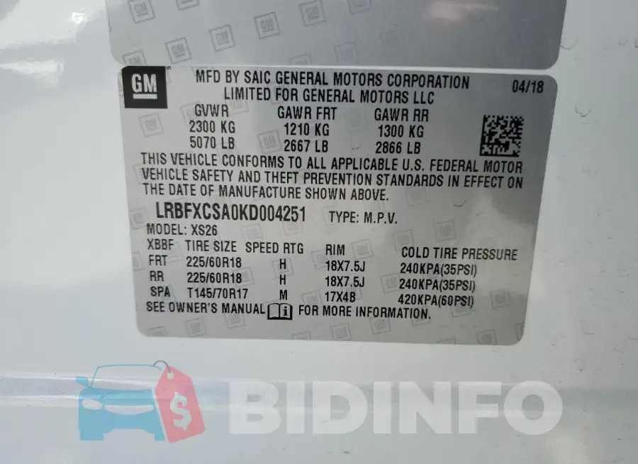 LRBFXCSA0KD004251 Photo# 13