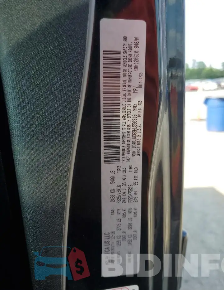 1C4BJWDG9HL550310 Photo# 12