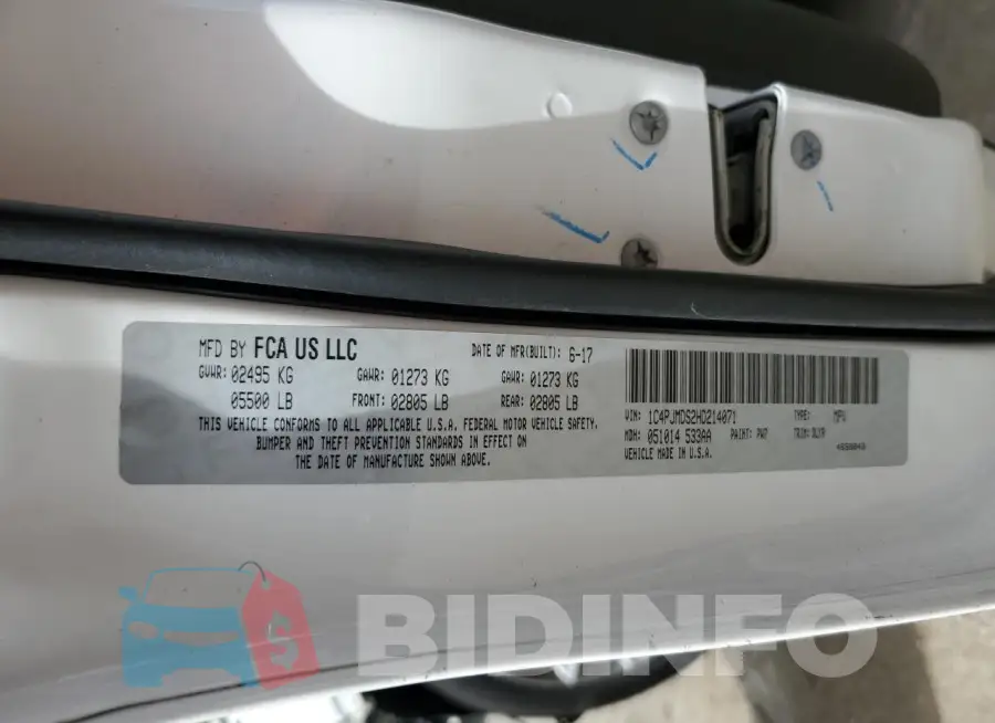 1C4PJMDS2HD214071 Photo# 14