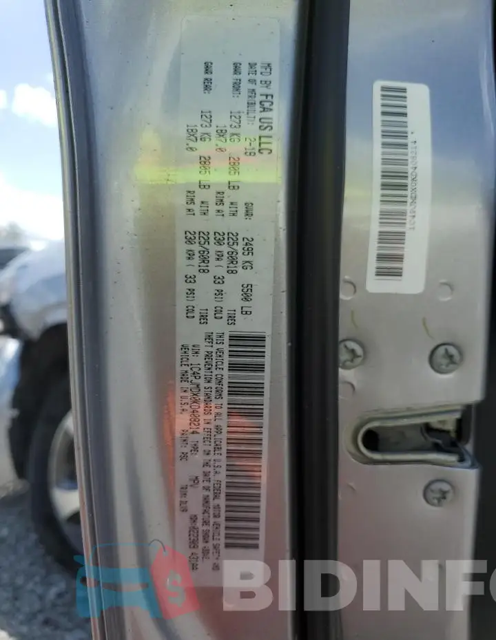 1C4PJMDX0KD408214 Photo# 13