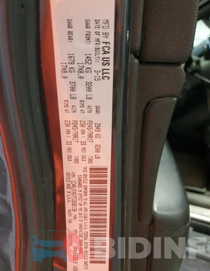 1C4RJFAG7FC836138 Photo# 13