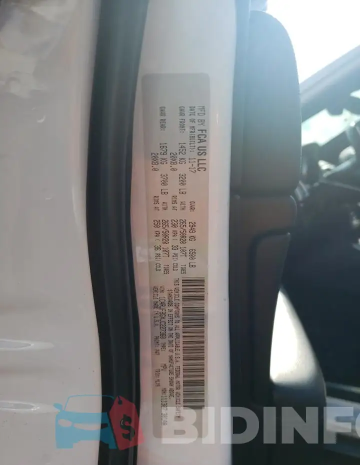 1C4RJFBGXJC227360 Photo# 12