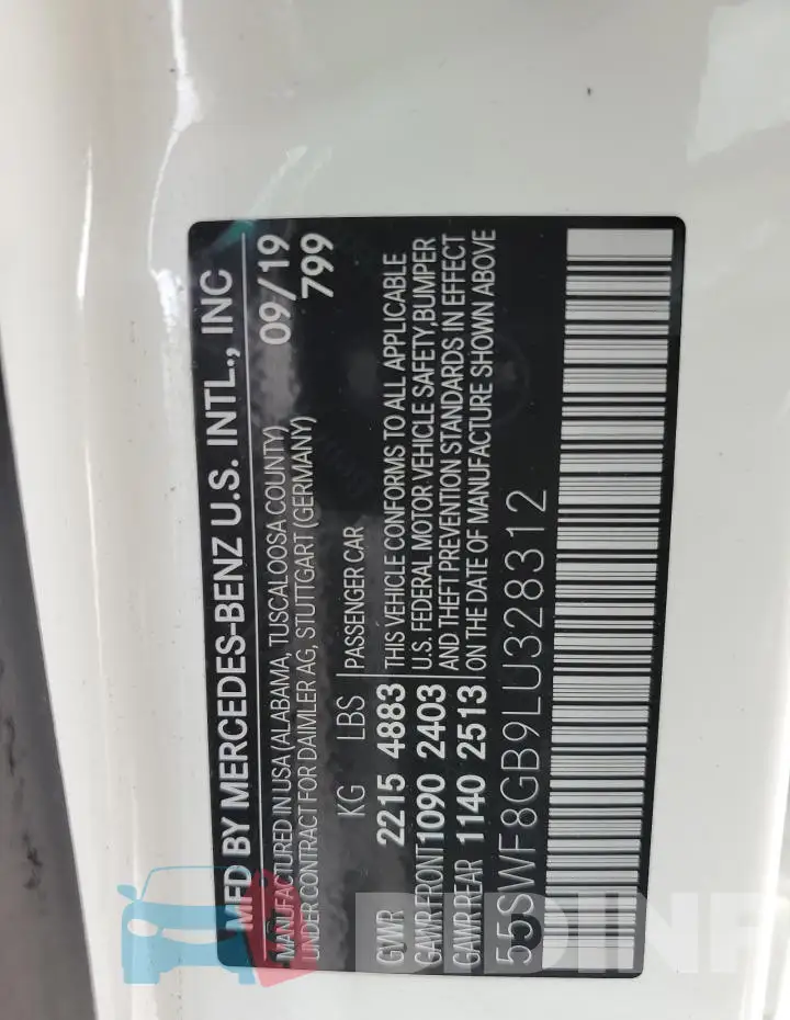 55SWF8GB9LU328312 Photo# 12