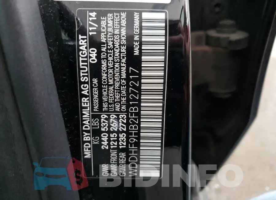 WDDHF9HB2FB127217 Photo# 13