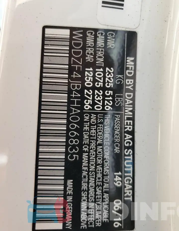 WDDZF4JB4HA066835 Photo# 12