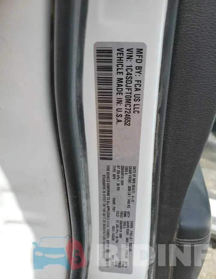 1C4SDJFT0MC724652 Photo# 13