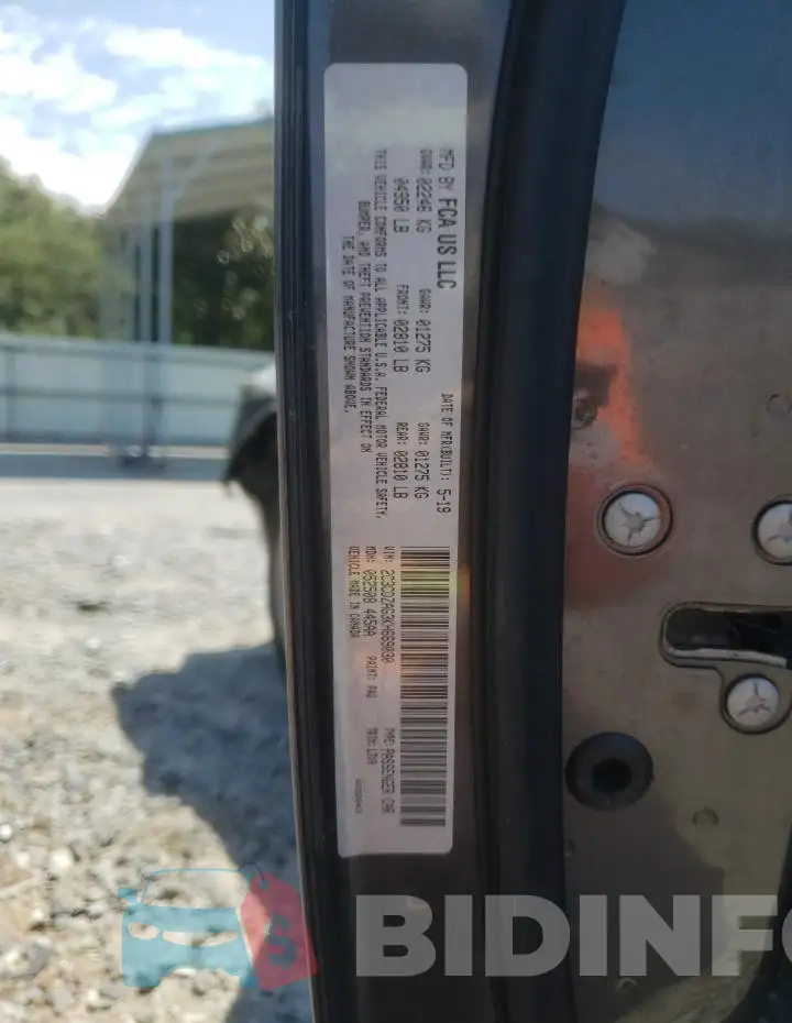 2C3CDZAG3KH669030 Photo# 12