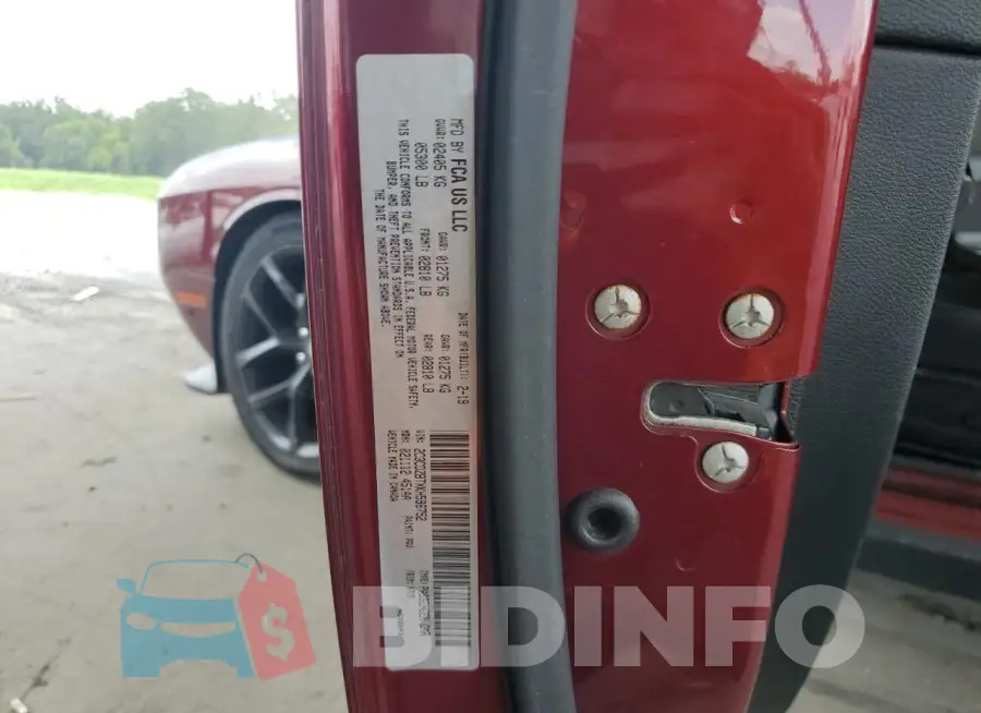 2C3CDZBTXKH596752 Photo# 12