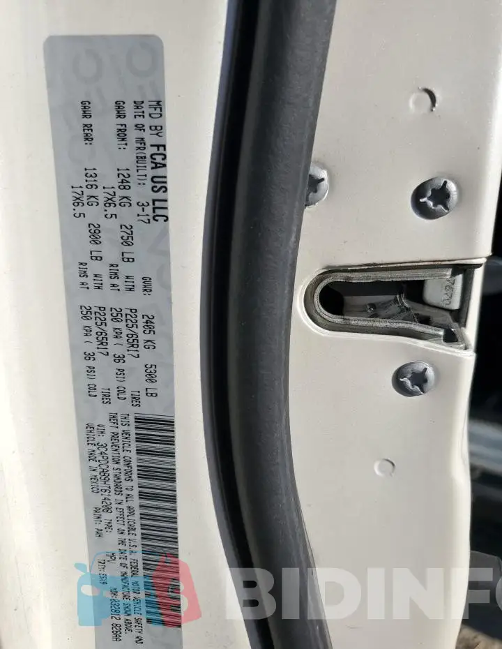 3C4PDCAB9HT614208 Photo# 13