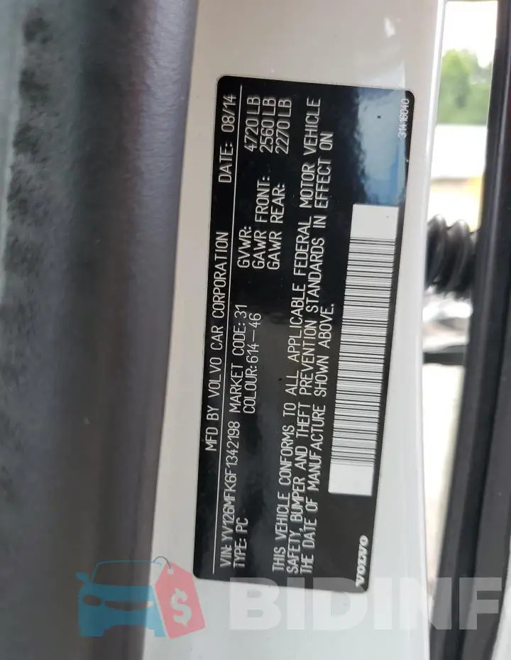 YV126MFK6F1342198 Photo# 13