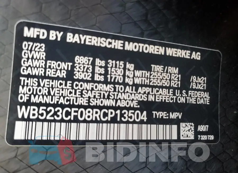 WB523CF08RCP13504 Photo# 13
