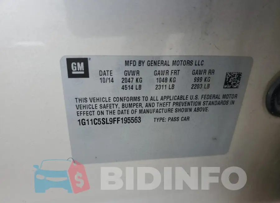 1G11C5SL9FF195563 Photo# 12