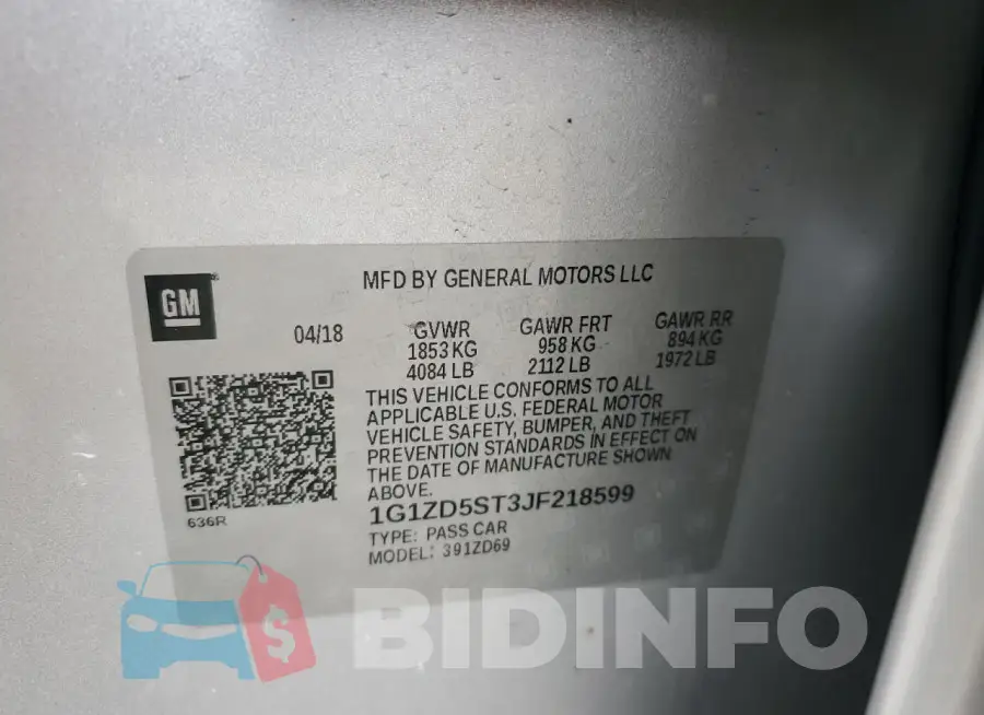 1G1ZD5ST3JF218599 Photo# 12