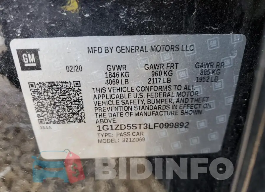 1G1ZD5ST3LF099892 Photo# 12