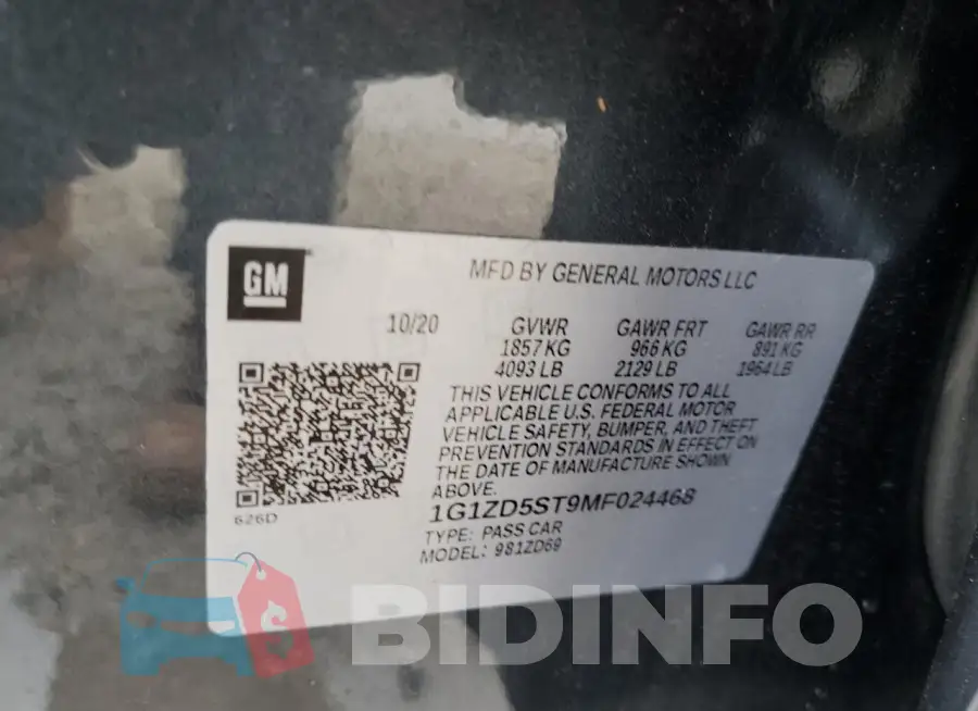 1G1ZD5ST9MF024468 Photo# 12