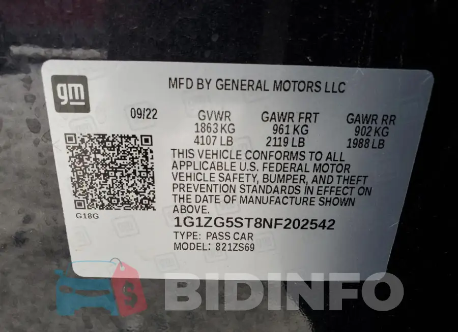 1G1ZG5ST8NF202542 Photo# 12