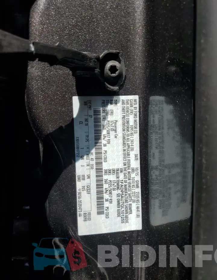 1FADP5AU7GL101255 Photo# 13