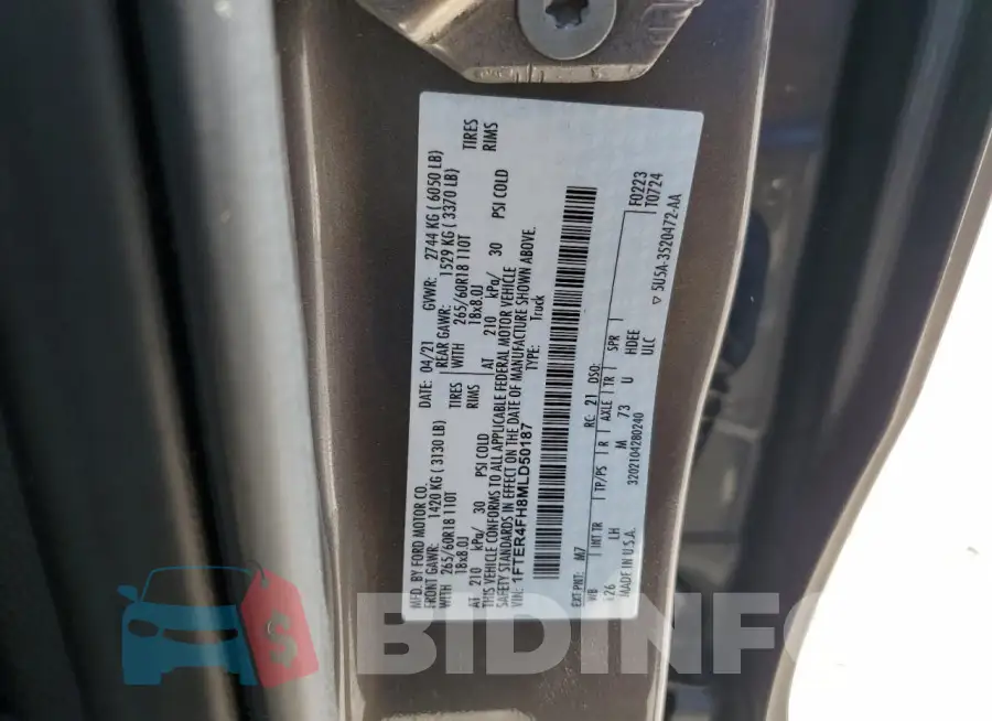 1FTER4FH8MLD50187 Photo# 12