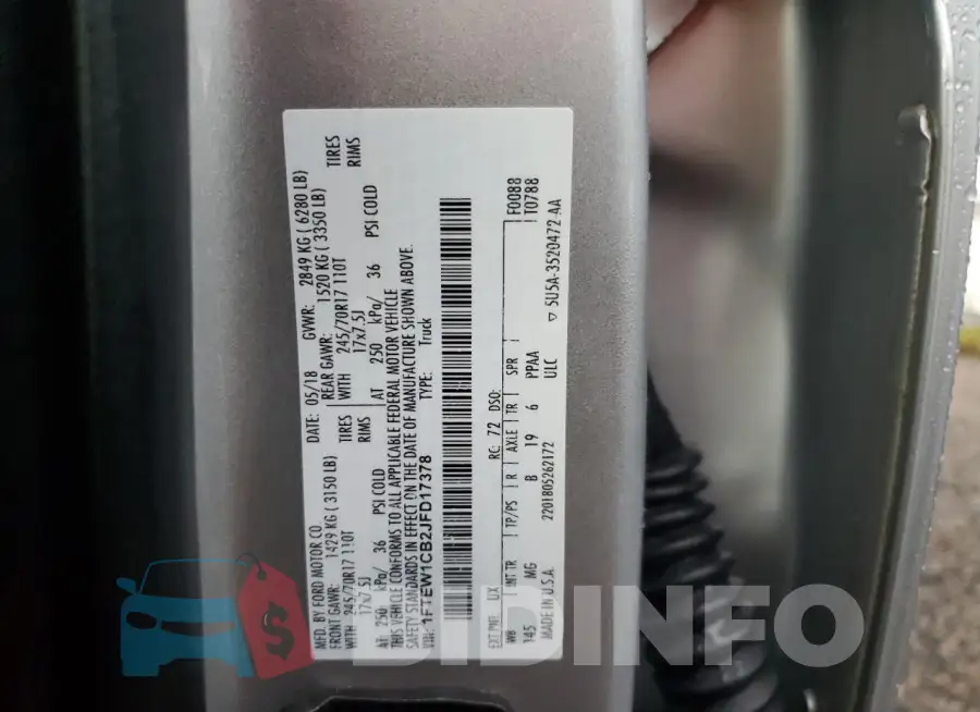 1FTEW1CB2JFD17378 Photo# 12