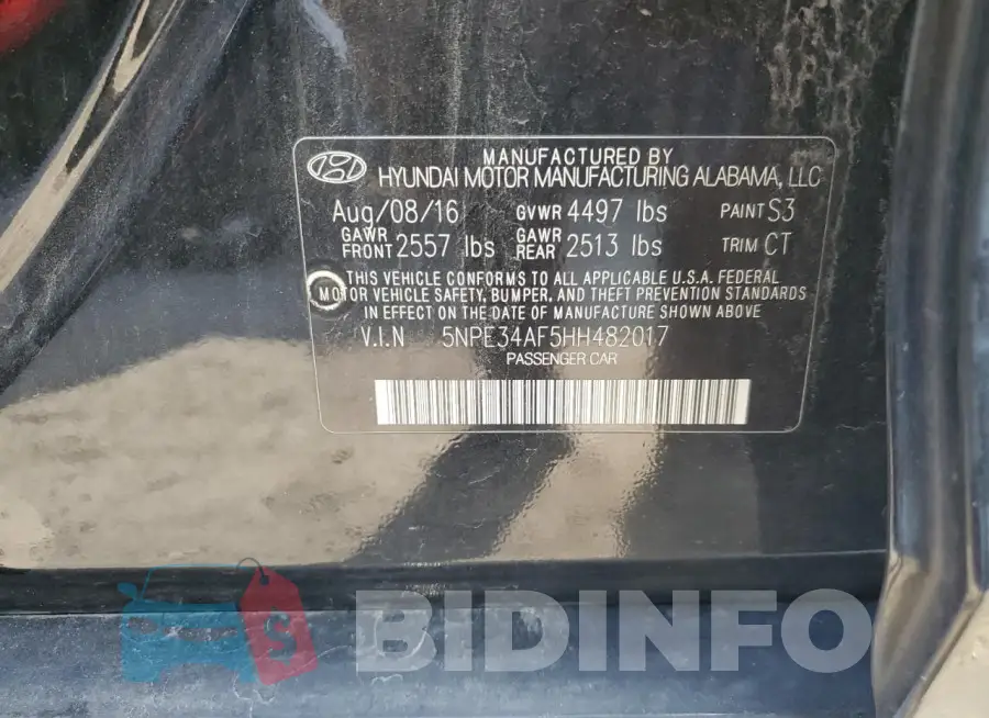 5NPE34AF5HH482017 Photo# 12