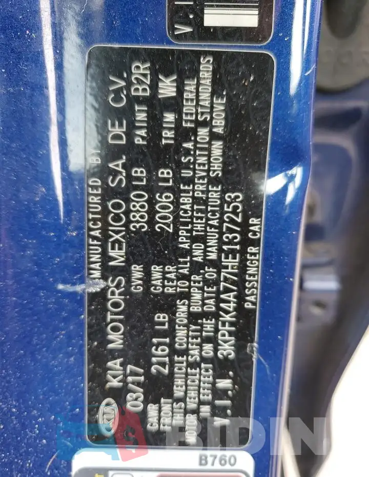 3KPFK4A77HE137253 Photo# 12