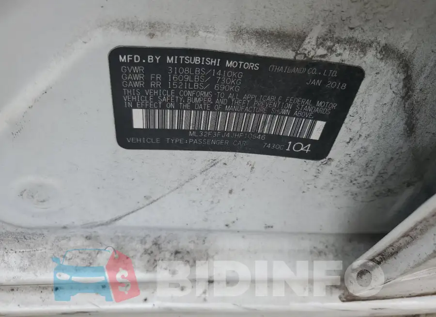 ML32F3FJ4JHF10546 Photo# 12