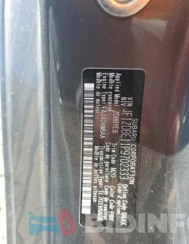 JF1ZDBE11P9702333 Photo# 13