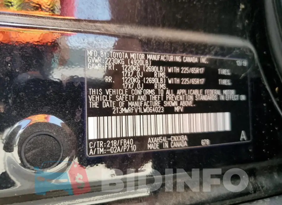 2T3MWRFV1LW064023 Photo# 12