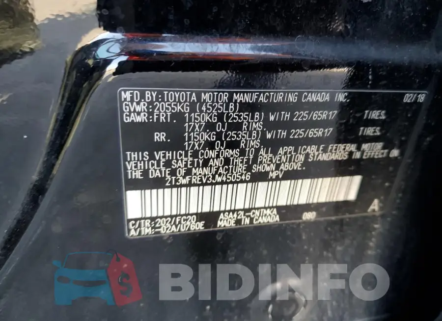 2T3WFREV3JW450546 Photo# 13