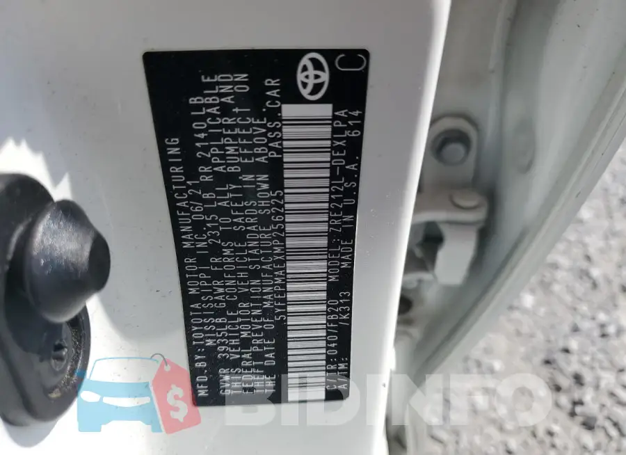 5YFEPMAEXMP256225 Photo# 12