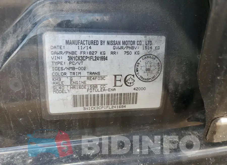 3N1CK3CP1FL241694 Photo# 13