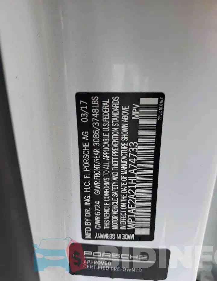 WP1AE2A21HLA74733 Photo# 14