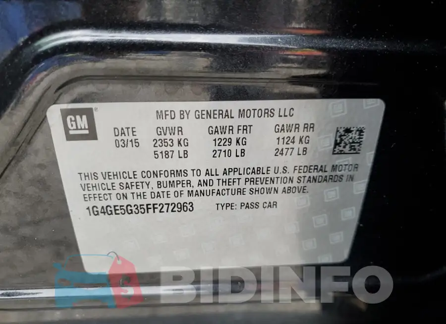 1G4GE5G35FF272963 Photo# 12