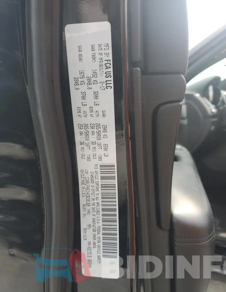1C4RJFAG1HC818169 Photo# 13
